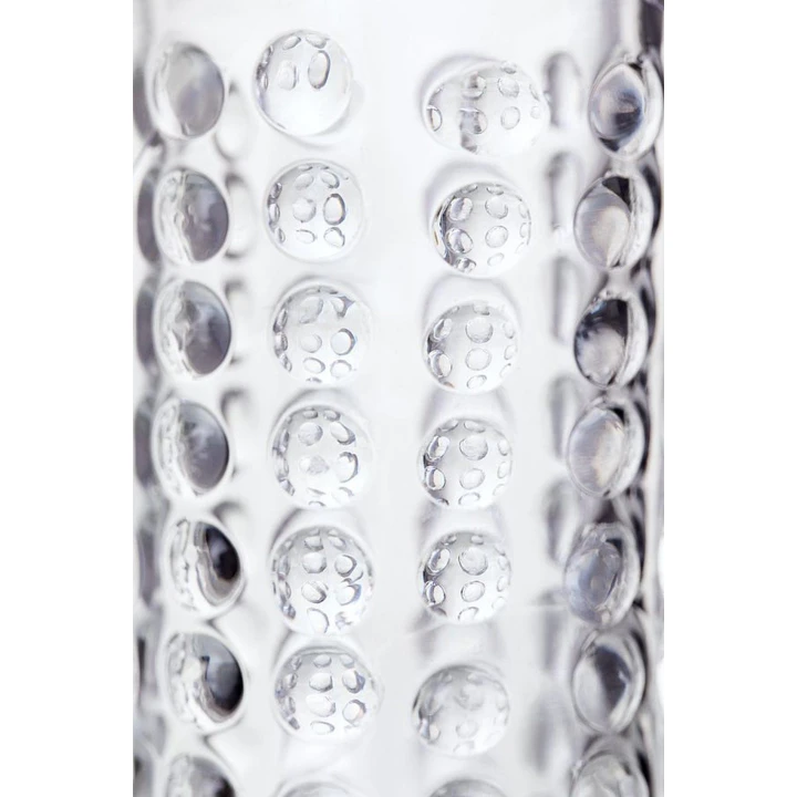 Nakładka na penisa A-Toys, TPR, przezroczysta, elastyczna, 14.7 cm