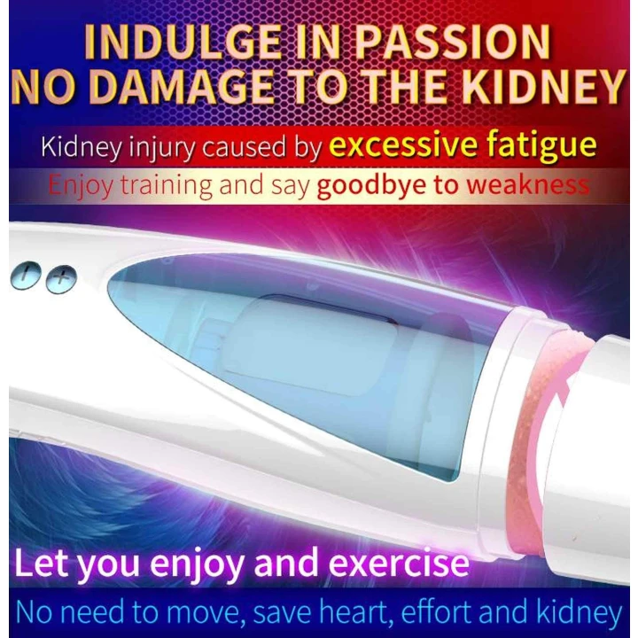 Masturbator wibrujący i rotacyjny, efekt dźwiękowy, 10 trybów i prędkości