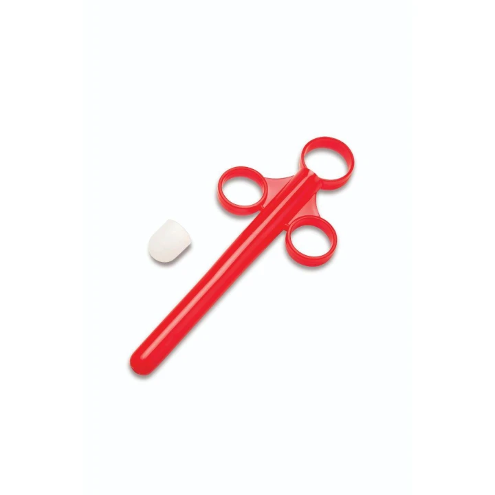 Aplikator lubrykantu Prowler RED z mechanizmem strzykawkowym i ergonomicznym uchwytem