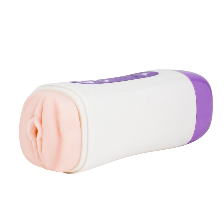 Masturbator Velvet Rhythm – 2w1, 10 trybów wibracji, komunikaty głosowe