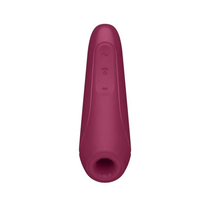 Stymulator łechtaczki Satisfyer Curvy 1+ z falami powietrza, wibracjami, różowy