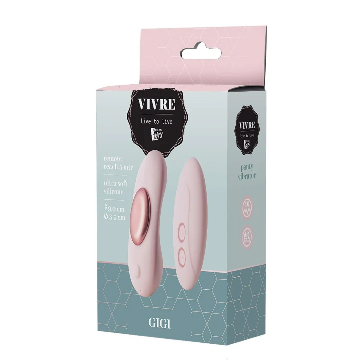 Wibrator do majtek VIVRE Gigi, silikonowy, 7 rytmów, zdalne sterowanie