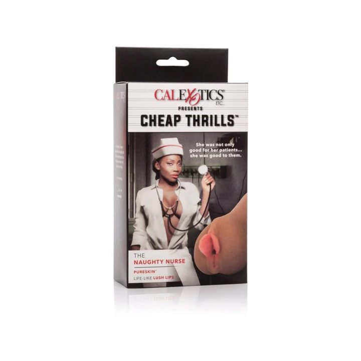 Stymulator erotyczny Cheap Thrills, TPR, 12 cm długości, brązowy odcień skóry