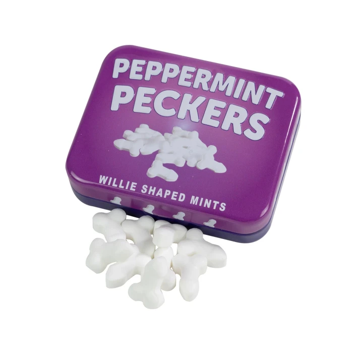Mints - Peppermint Peckers - 8.2 x 7.3 x 1.5 cm - Świeżość i zadowolenie w każdym tnie