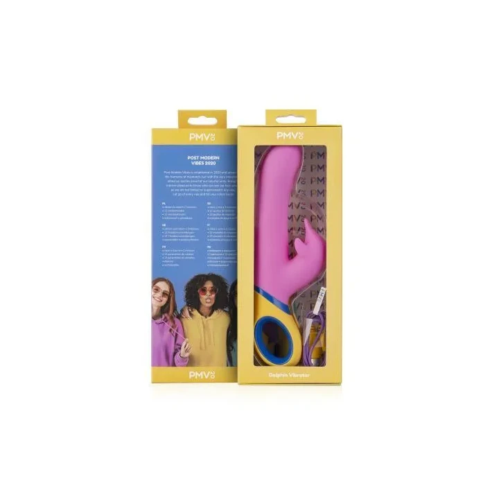 Wibrator do punktu G i łechtaczki - Dolphin, 3 silniki, 12 obrotów, 13 wibracji