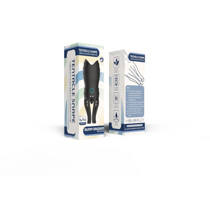 Masażer do ciała Octopus, medyczny silikon, 10 trybów wibracji, wodoodporny