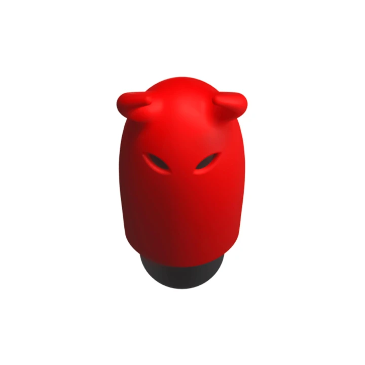 Wibrator kieszonkowy Devil - z silikonem medycznym, 9,5 cm, wibracje