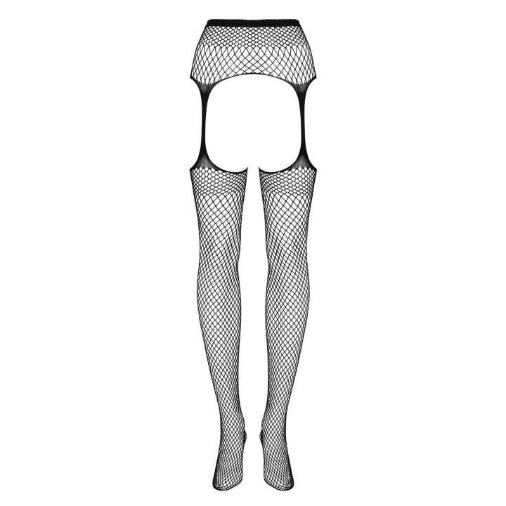 Garter stockings OBSESSIVE S815, przezroczyste, wysoki stan, elastyczny materiał