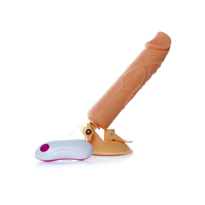 Dildo Mr. Perfect - 24,5 cm, 12 funkcji wibracji, ultra realistyczny materiał