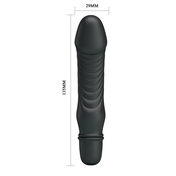 Stymulator analno-pochwowy Pretty Love Stev, silikon, 10 funkcji, wodoodporny