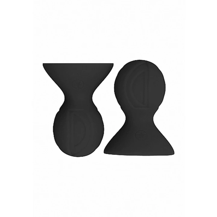 Przyssawki na sutki - silikonowe, czarne, efektem powiększenia, najwyższa jakość