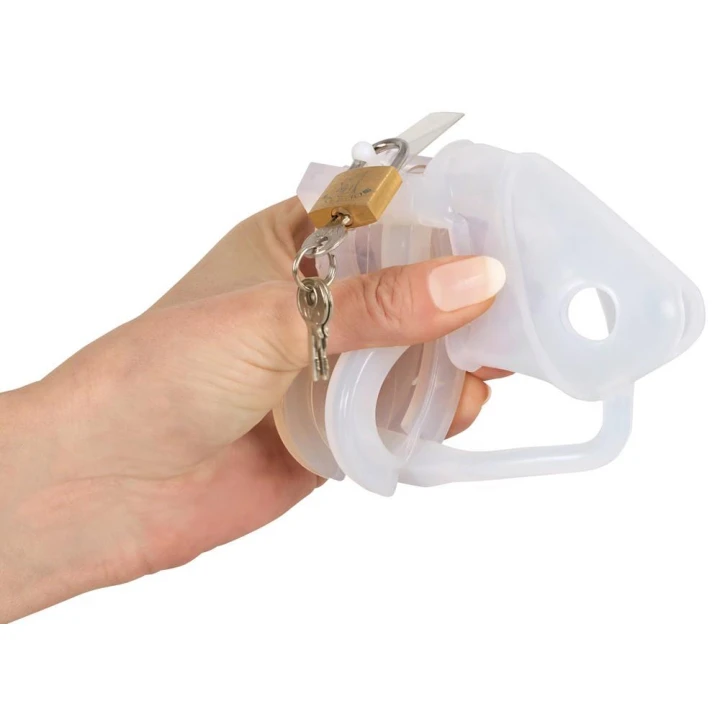 Klatka cnoty silikonowa You2Toys, 15 elem., lekka, z blokadą, 3 pierścienie