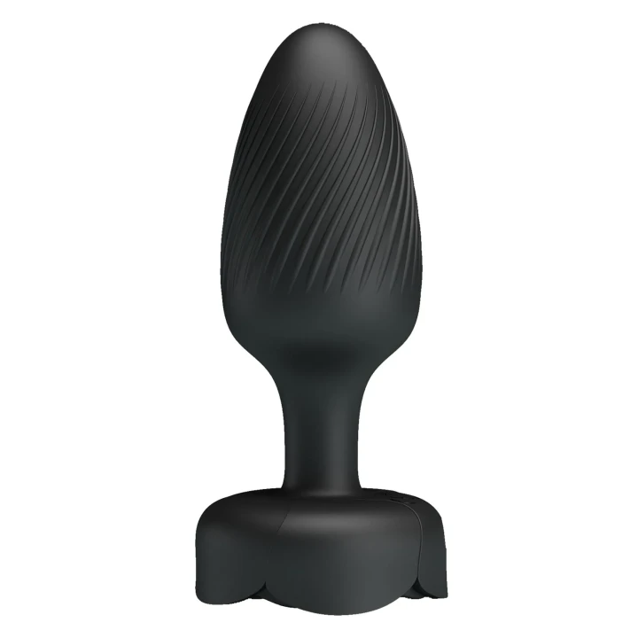 Korek analny PRETTY LOVE Osborn, silikonowy, 10 wibracji, wodoodporny, LED