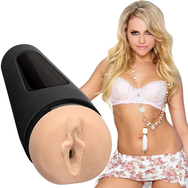 Masturbator ULTRASKYN Main Squeeze Mii Malkovej, TPE, teksturowane wnętrze, regulowana ciasność