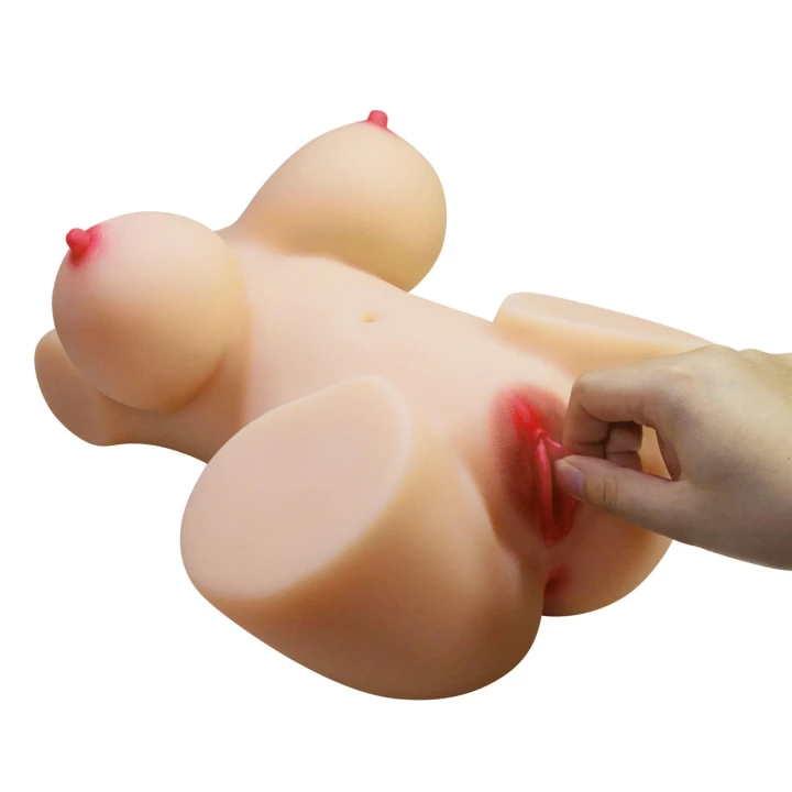 Masturbator analno-waginalny Crazy Bull Emma, 36 cm, z materiału TPR, hiperrealistyczny