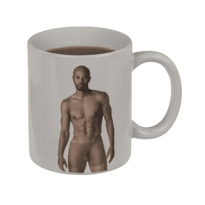 Kubek termiczny Stripper Boy – efekt zmian grafiki, 350 ml, kamionka