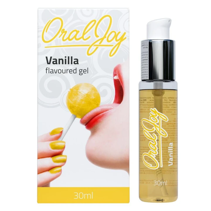 Żel intymny Oral Joy Vanilla - smak wanilii, podkreśla doznania, stworzony dla par