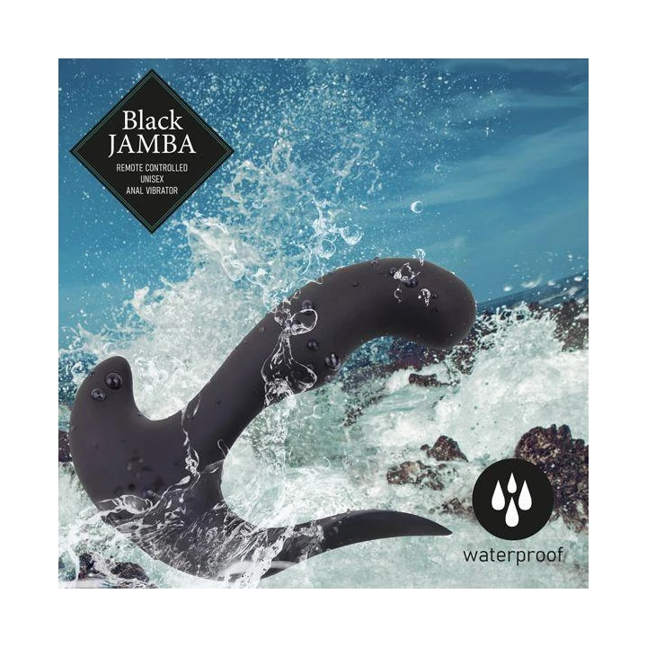 Wibrator analny FeelzToys - silikonowy, 10 wzorów wibracji, wodoodporny