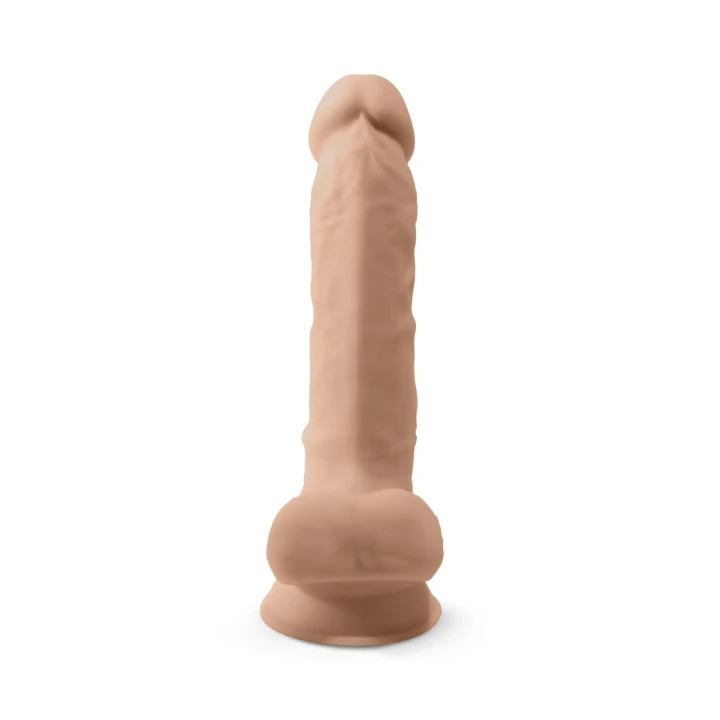 Dildo silikonowe Model S.D 1, długość 24 cm, średnica 4,9 cm, z przyssawką