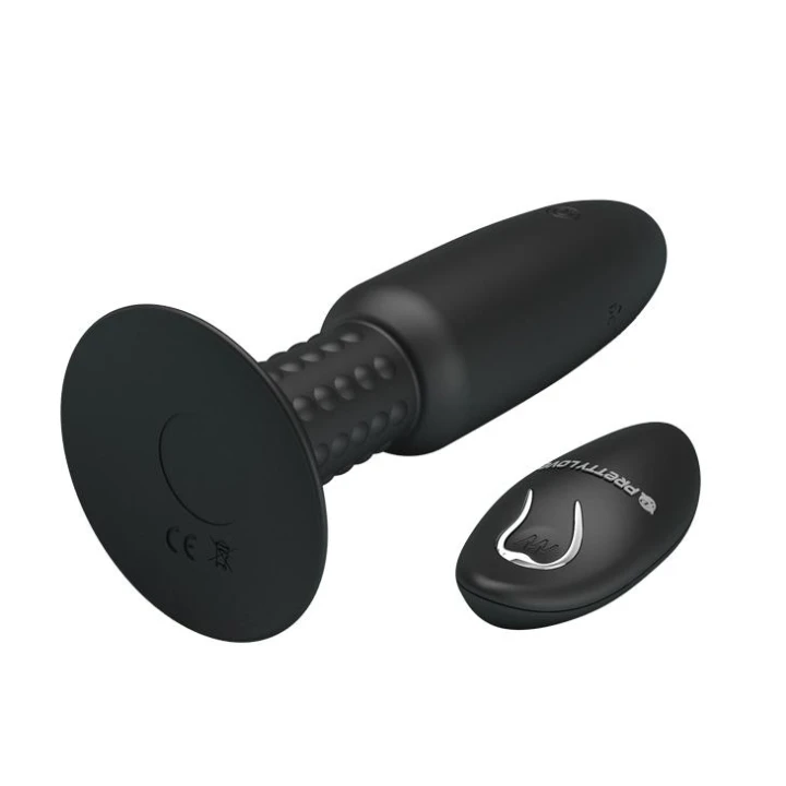 Wtyczka analna - Pretty Love, 4 wibracje, 4 obroty, wodoszczelna, USB rechargeable