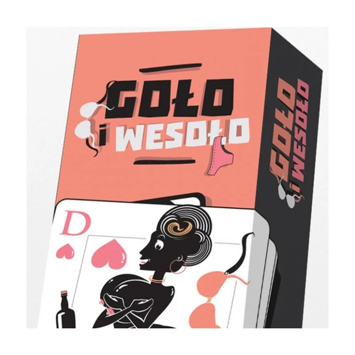Gra karciana – Goło i wesoło, 120 kart, idealna na imprezy i zabawę