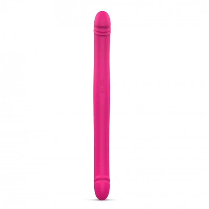 Dildo ORGASMIC DOUBLE DO, silikon, 18,4 cm, 9 trybów wibracji, wodoodporny