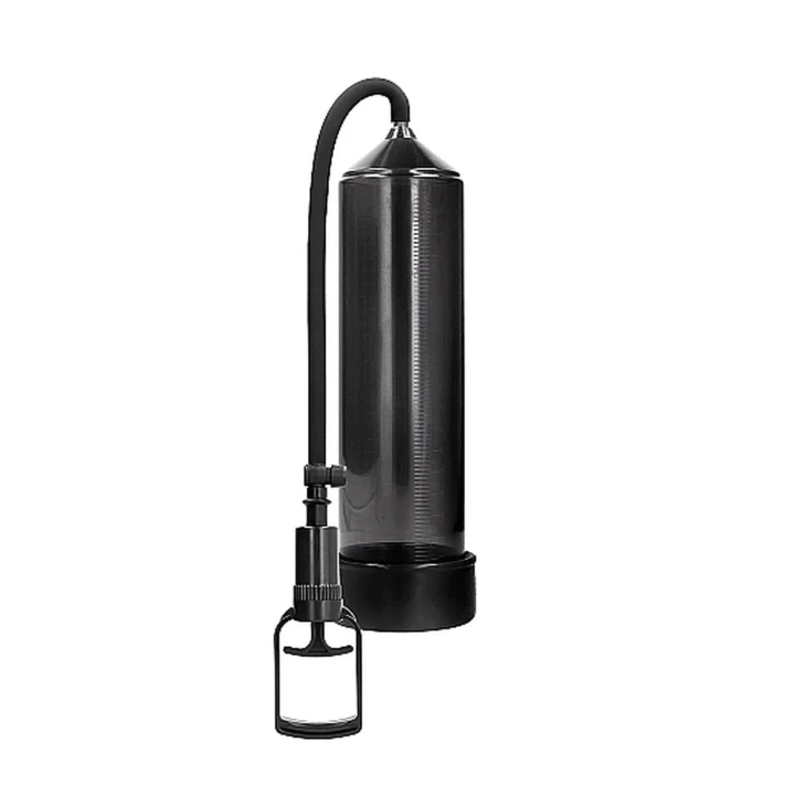 Pompa do penisa PUMPED - 23 cm długości, 6 cm średnicy, z uchwytem i zaworem zwalniającym