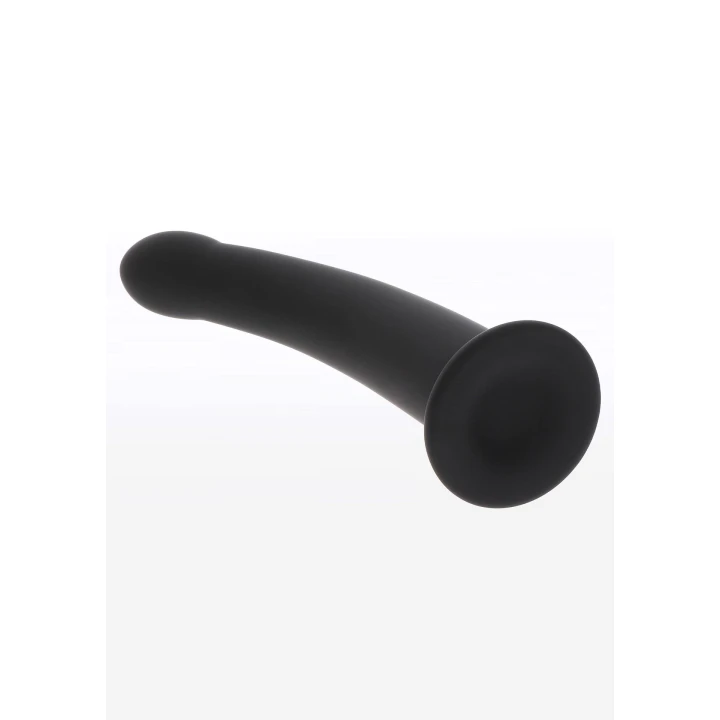 Dildo Silicone, Średni, 14 cm długości, 3.3 cm średnicy, Kolor Czarny