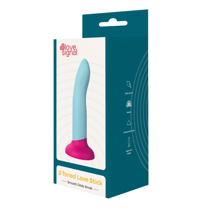 Dildo silikonowe Dreamtoys Love Signal – gładkie, wodoodporne IPX8, 14 cm