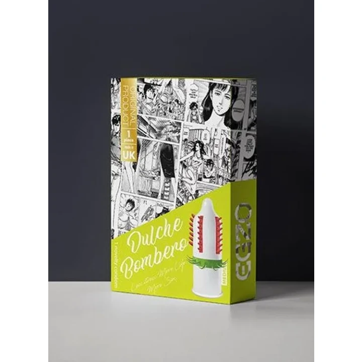 Prezerwatywy Egzo Dulce Bombero - Wytrzymałe, z wypustkami, różne faktury