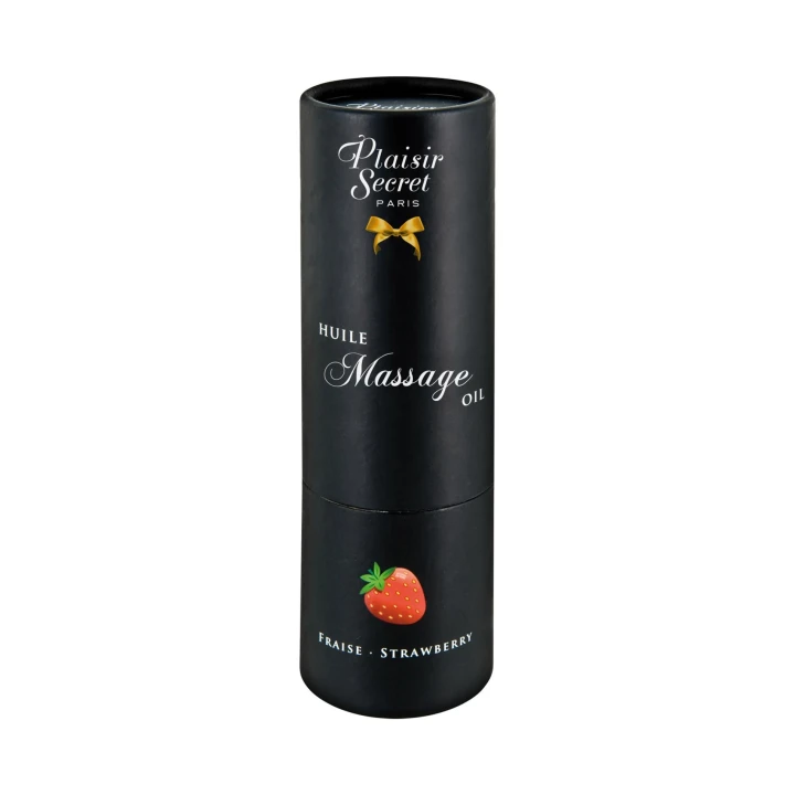 Olejek do masażu Plaisir Secret, aromat truskawki, 59ml, nawilżający i zmysłowy