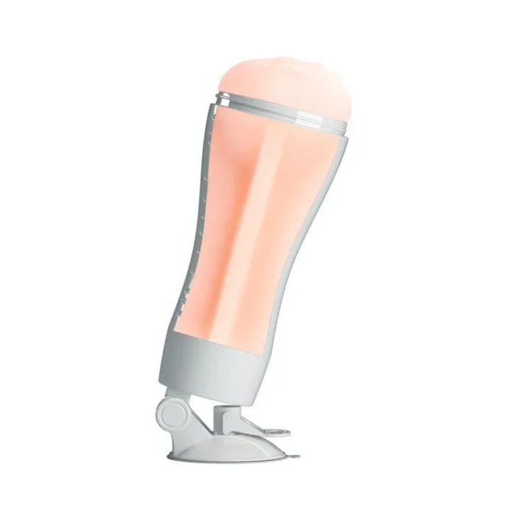 Masturbator erotyczny CRAZY BULL - FLORA, realistyczny rękaw, podstawa z przyssawką