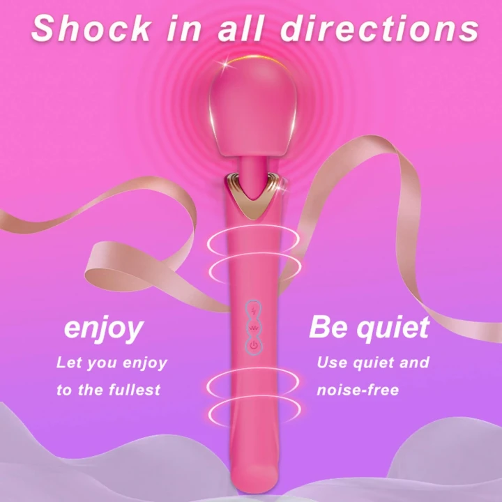 Masażer Perfect Wand Pink - 30 cm długości, 10 trybów wibracji, wodoodporny