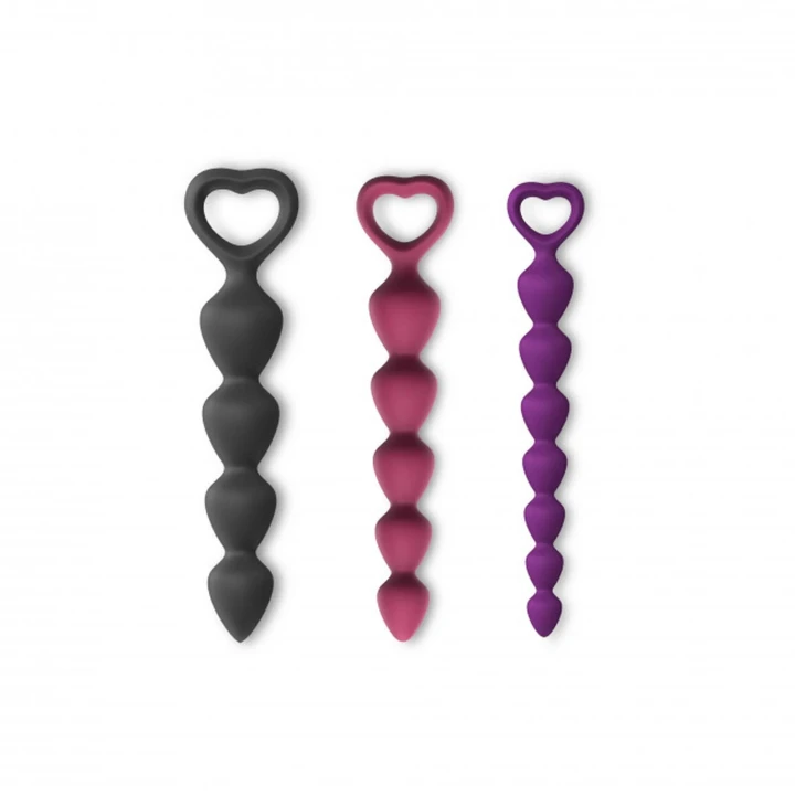 Zabawka analna BING BANG S – Silikonowa, Wodoodporna, 7 Koralików