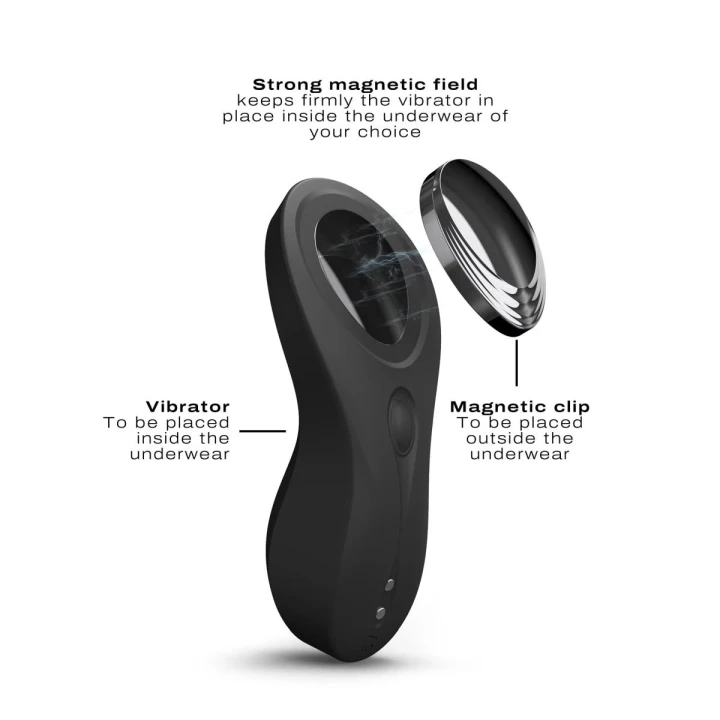 Wibrator klitoral DISCREET VIBE+ z ergonomiczną konstrukcją, wodoodporny, cichy