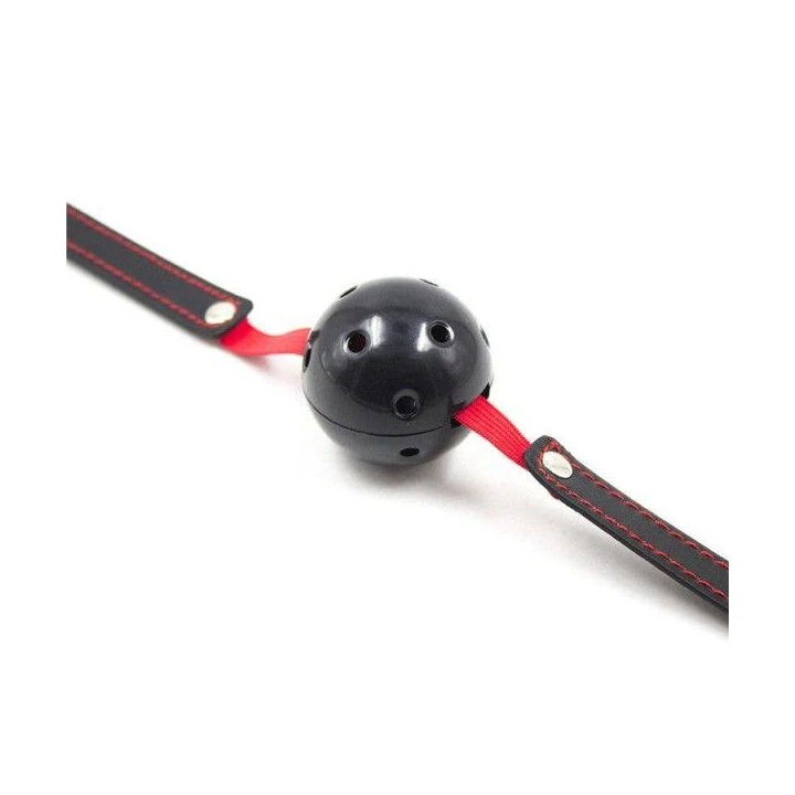 Knebel oddechowy z elastycznym paskiem i otworami – komfort i bezpieczeństwo