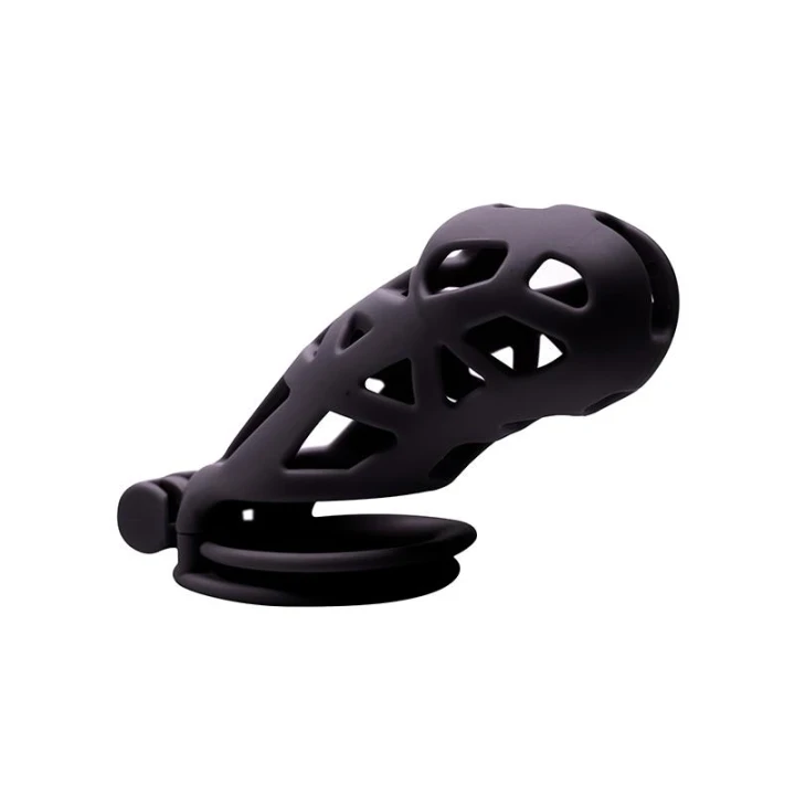 Klatka na penisa L – ABS, regulowane pierścienie 3,8–5,2 cm, z zamkiem