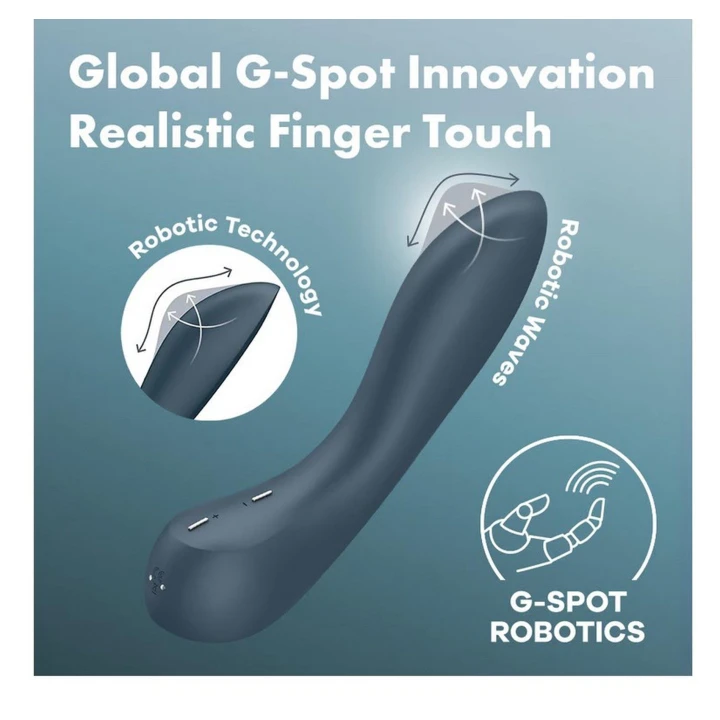 Stymulator punktu G Satisfyer G-Spot Wave 4, silikon, 12 programów, wodoodporny
