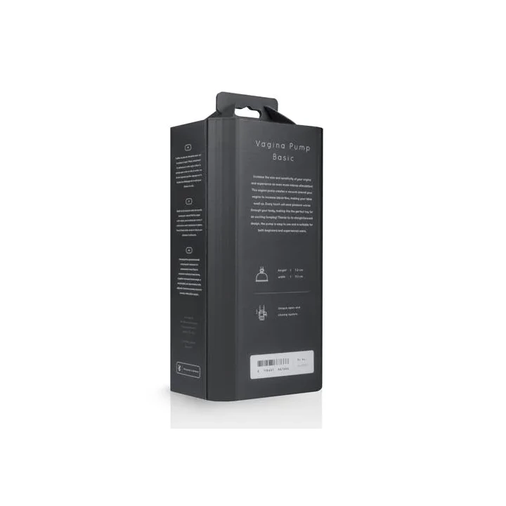 Pompka do pochwy SAIZ - silikonowa, 11 cm średnicy, z możliwością pompowania ręcznego