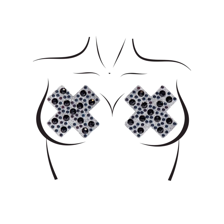 Naklejki na sutki X Factor - czarne, samoprzylepne, dekoracyjne biżuteria