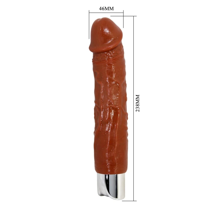 Dildo Pretty Love Rufus Pro, 23,8 cm, 10 trybów wibracji, wodoodporny