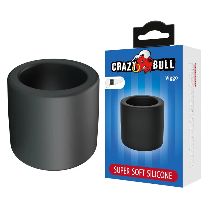 Pierścień na penisa Crazy Bull Viggo - silikonowy, 3,4 cm, wodoodporny