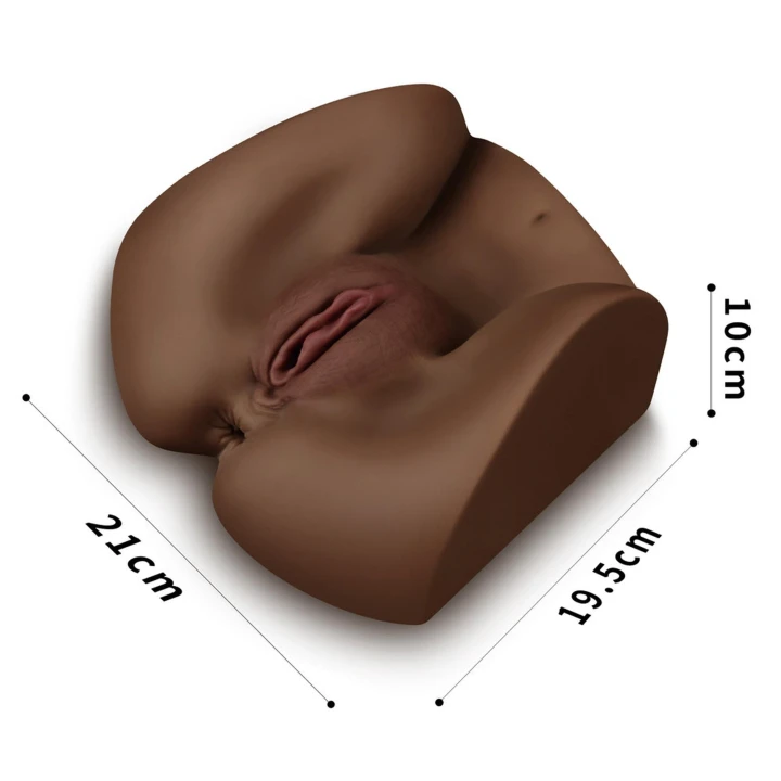 Masturbator Streetgirl's #2 Black, TPE, 21x19.5x10 cm, ultra realistyczny materiał