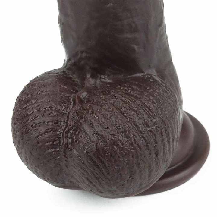 Dildo - Duża Przeźroczystość TPE, 9'' Długość, Skórzana Technologia 2-warstwowa