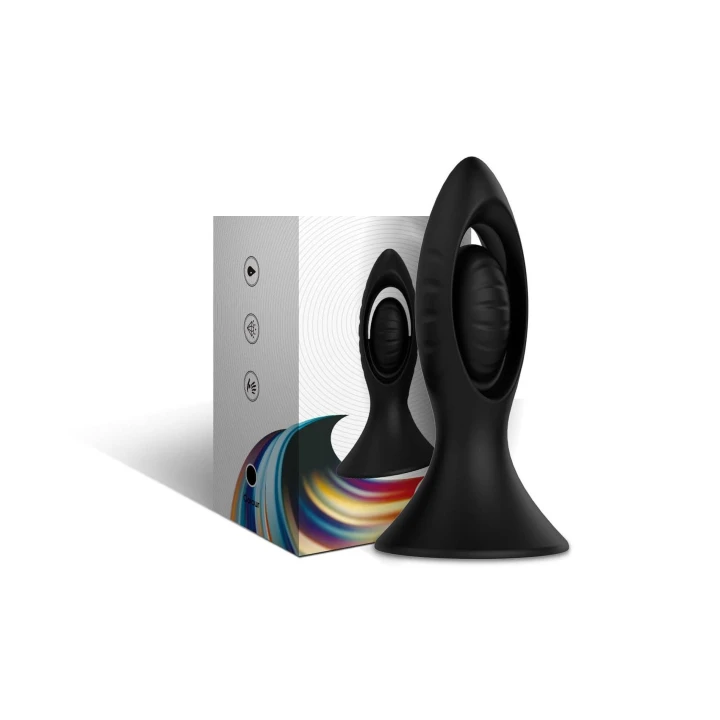 Wibrator Watchman Black, Silikon/ABS, 9 funkcji wibracji, wodoodporny