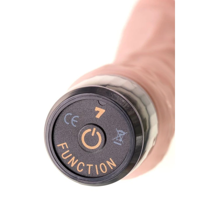 Wibrator realistyczny A-Toys Bolv, silikonowy, 7 trybów wibracji, 19.3 cm