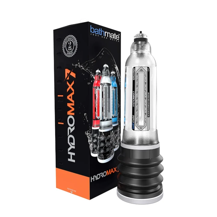 Pompka do penisa HYDROMAX 7 - Wodna, przejrzysta, z miękką wkładką komfortową