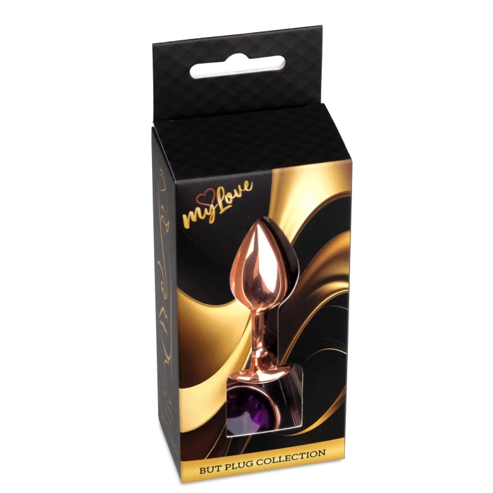 Korek analny (biżuteria) MyLove Toys – stal nierdzewna, 7 cm, średnica 2,7 cm