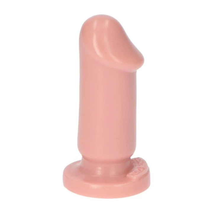 Dildo analny Mio Flesh, 8 cm długości, 3,5 cm średnicy, z przyssawką