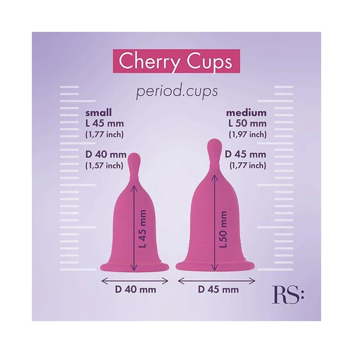 Kubek menstruacyjny RS Femcare – Rozmiar S/M, ekologiczny i bezpieczny, 12h komfortu